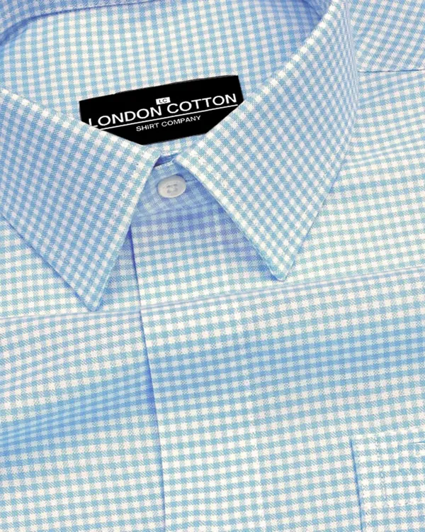 Light_Turquoise_Check_Oxford_Premium_Cotton_Shirt_For_Men