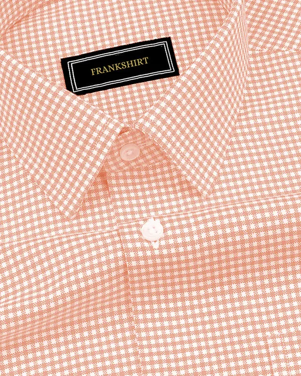 Peach_Check_Oxford_Premium_Cotton_Shirt_For_Men