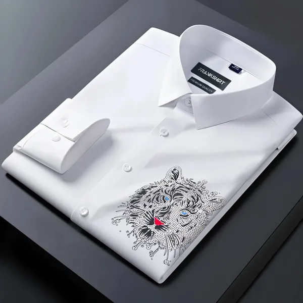 Tiger_Designer_Premium_Cotton_Without_Pocket_Solid_Shirt_For_Man_White