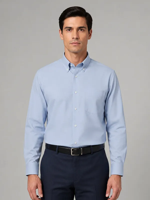 Sky_Blue_Satin_Contrast_Collar_Shirt_For_Men