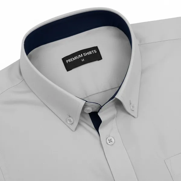 Silver_Satin_Contrast_Collar_Shirt_For_Men