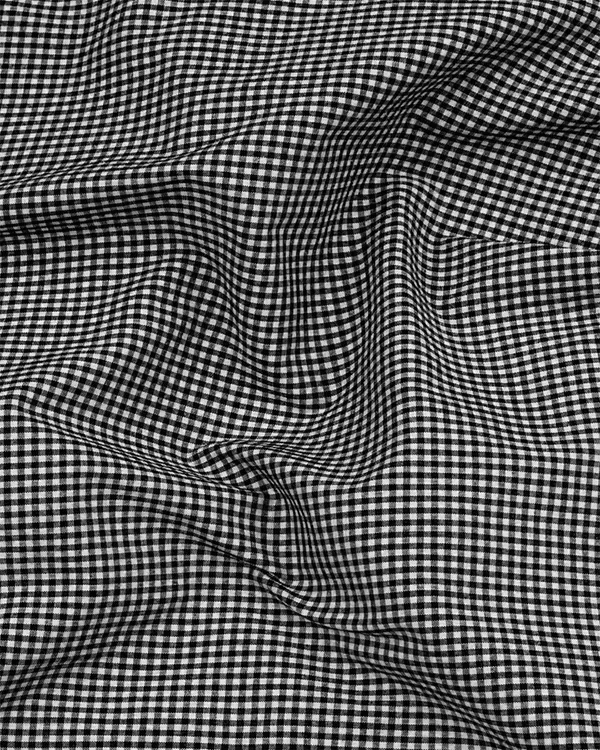 Black_Check_Oxford_Premium_Cotton_Shirt_For_Men