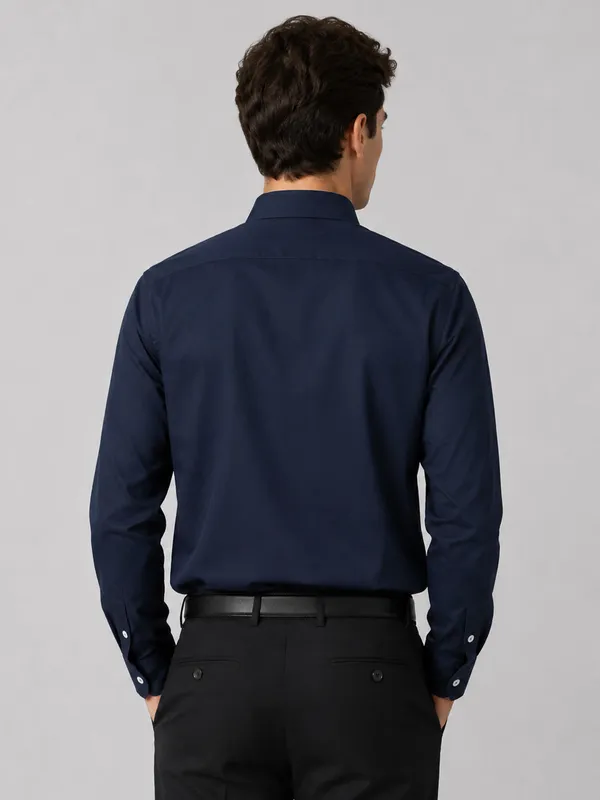 Navy_Blue_Satin_Contrast_Collar_Shirt_For_Men