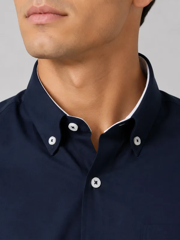 Navy_Blue_Satin_Contrast_Collar_Shirt_For_Men