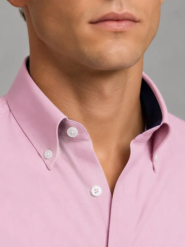 Light_Pink_Satin_Contrast_Collar_Shirt_For_Men