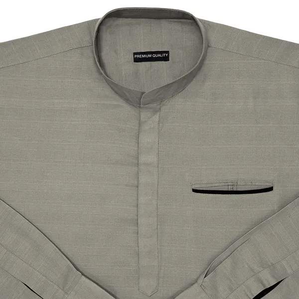 Urban_Fit_Olive_Short_Linen_Kurta_For_Men