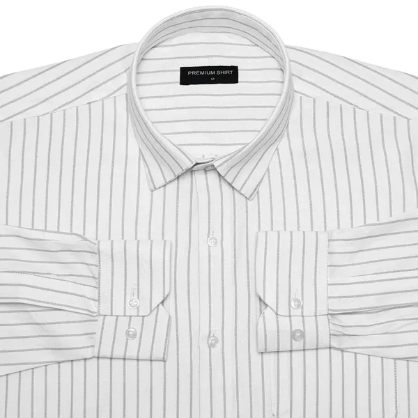 Bold_Grey_Pinstripe_Oxford_Shirt_For_Men