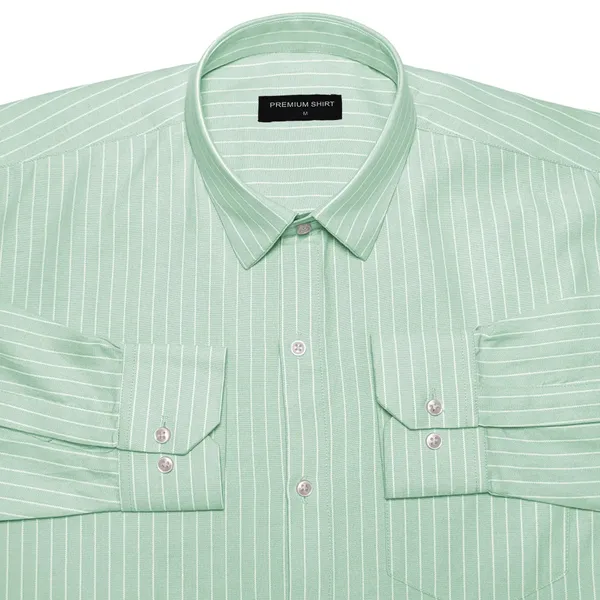 Mint_Green_Pinstripe_Oxford_Shirt_For_Men