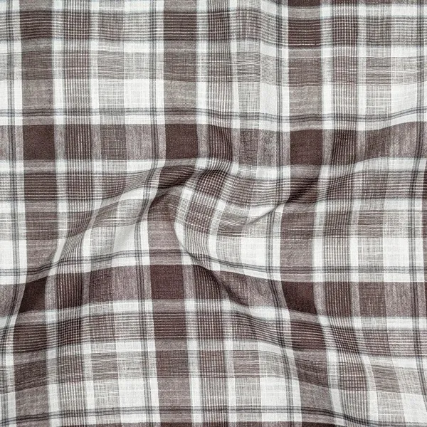 Brown_Check_Linen_Shirt_For_Men