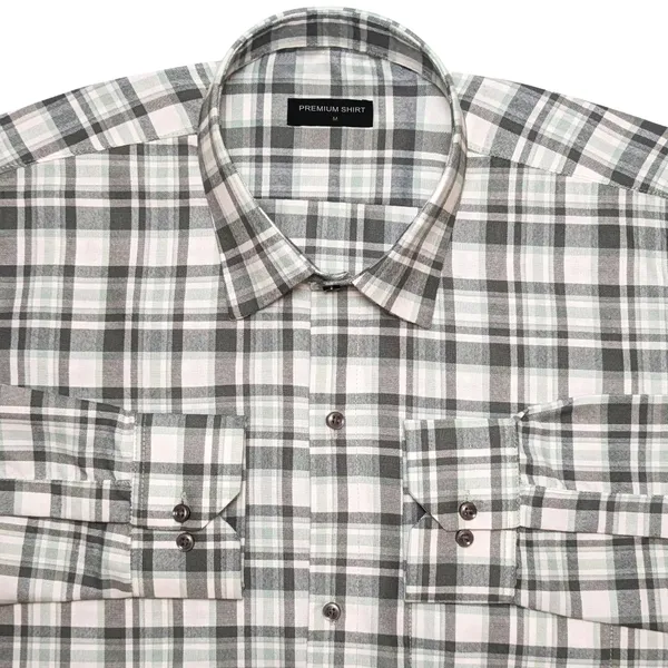 Forest_Green_Classic_Check_Cotton_Blend_Shirt_For_Men