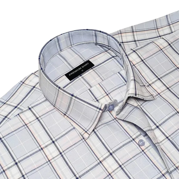 Light_Blue_Classic_Check_With_Black_Stripe_Shirt_For_Men