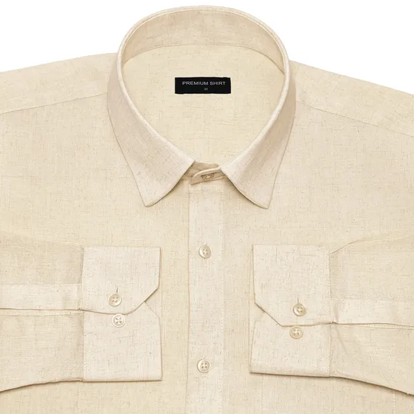 Beige_Linen_Shirt_For_Men