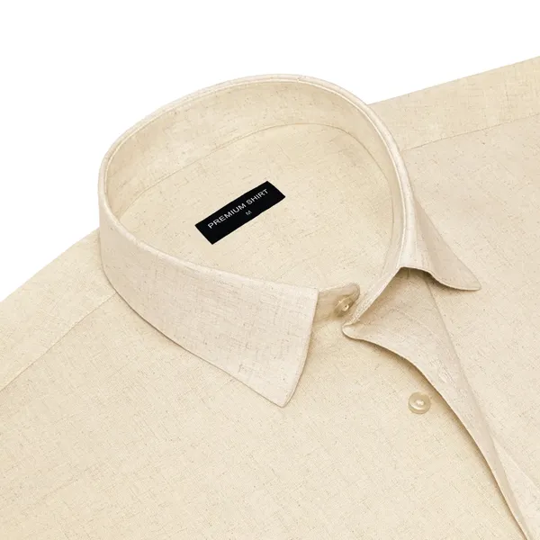 Beige_Linen_Shirt_For_Men