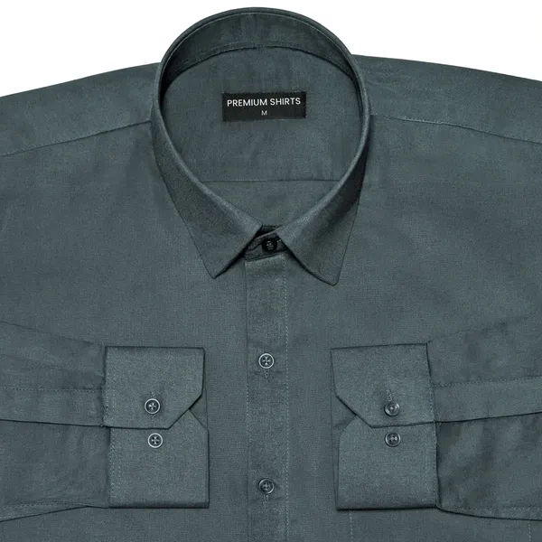 Teal_Oxford_Cotton_Shirt_For_Men