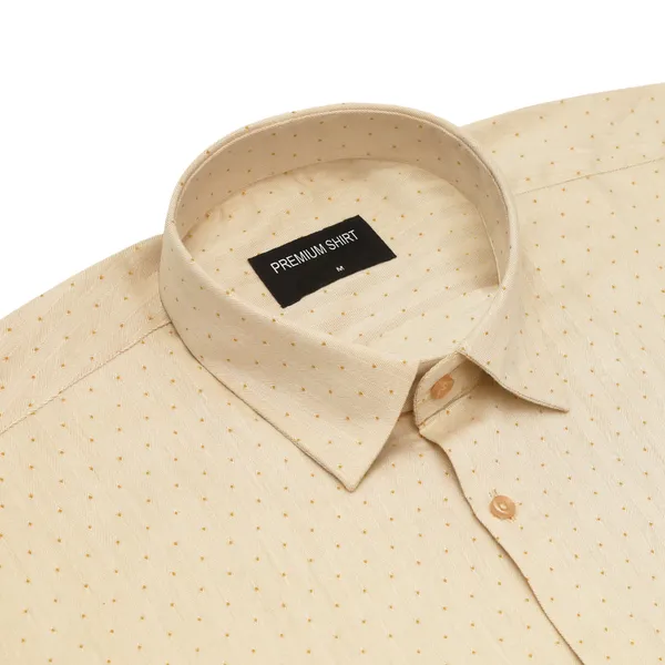 Sun_Biege_Party_Wear_Shirt_For_Men