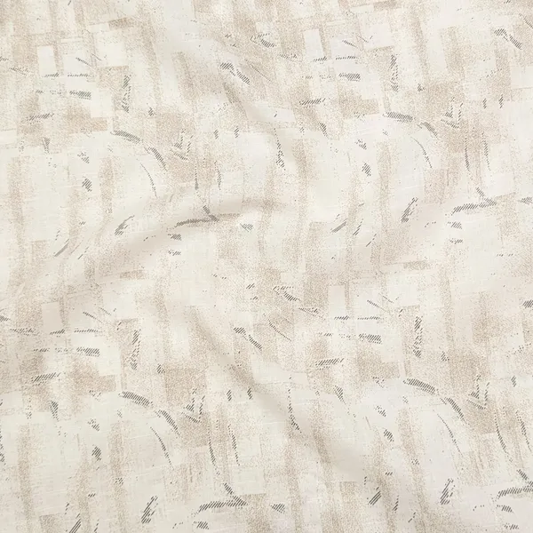 Sandstone_Abstract_Linen_Shirt_For_Men
