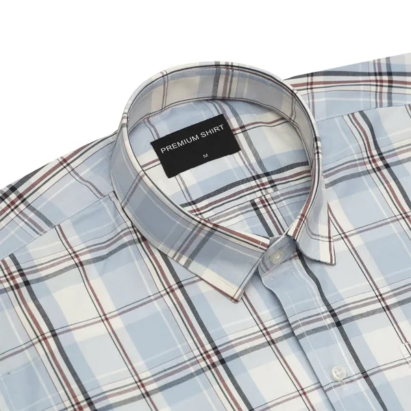 Skyline_Classic_Check_Paper_Cotton_Shirt_For_Men
