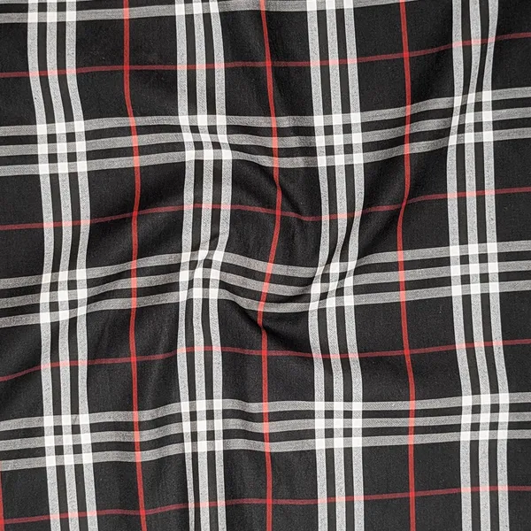 Black_Tartan_Check_Cotton_Shirt_For_Men