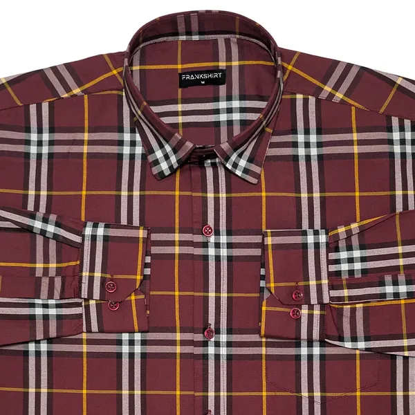 Red_Tartan_Check_Cotton_Shirt_For_Men