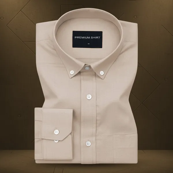 Pack_Of_2_Oxford_Cotton_Shirt_For_Men_White_Beige