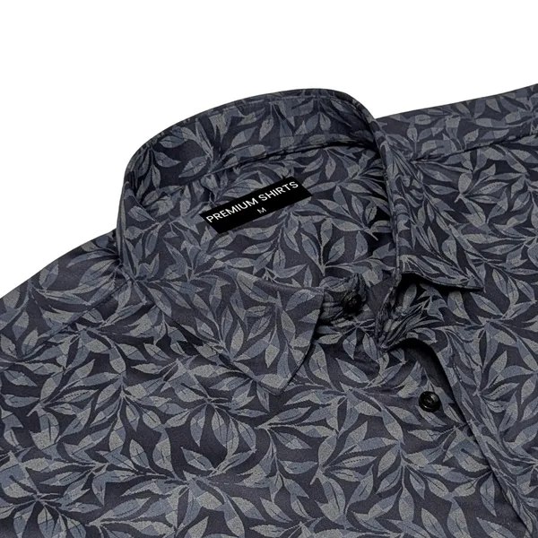 Blue_Floral_Print_Party_Wear_Shirt_For_Men