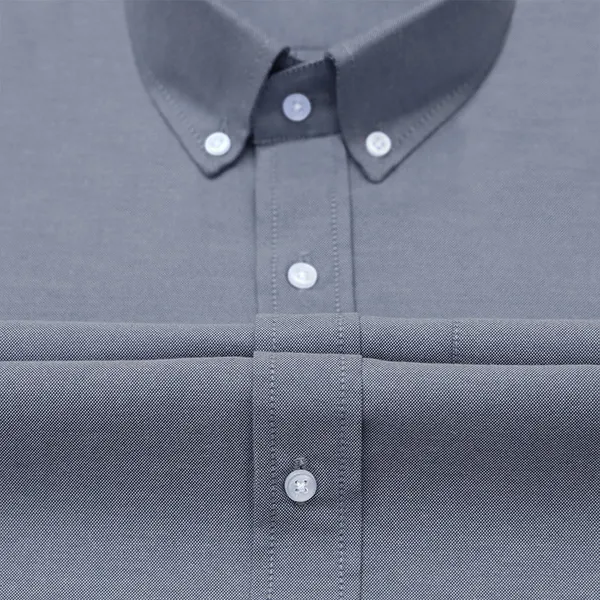 New_Dark_Blue_Oxford_Cotton_Shirt_For_Men