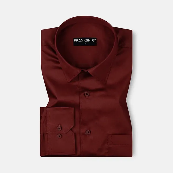 300gsm_Premium_Satin_Shirt_Combo_For_Men_White_Crimson_Red