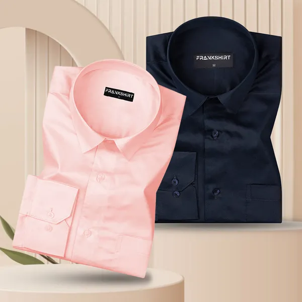 300gsm_Premium_Satin_Shirt_Combo_For_Men_Pink_Deep_Navy
