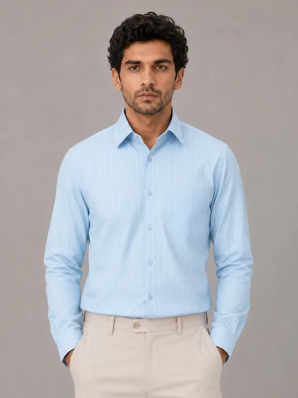 Sky_Blue_Pinstripe_Oxford_Shirt_For_Men