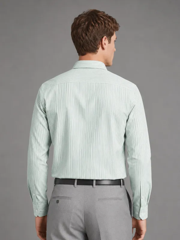 Light_Green_Stripe_Oxford_Shirt_For_Men