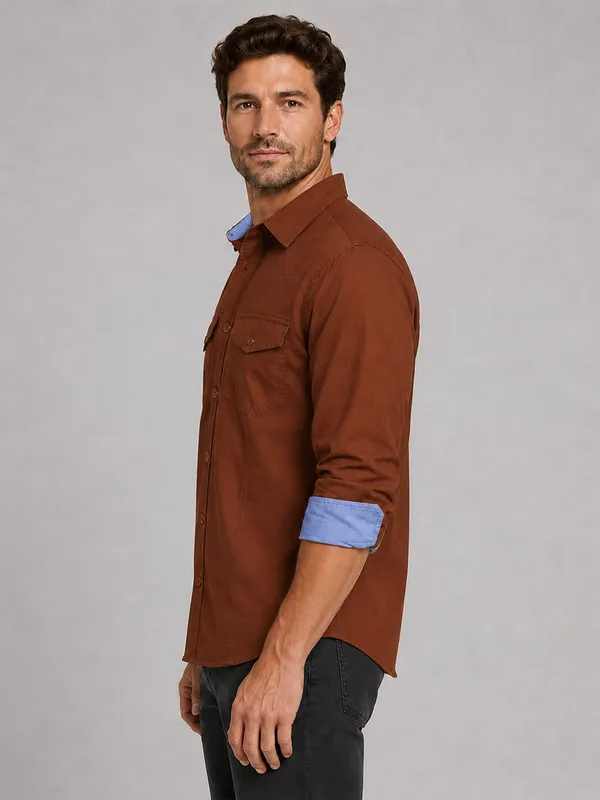 Pack_Of_2_Cargo_Style_White_Brown_Shirt