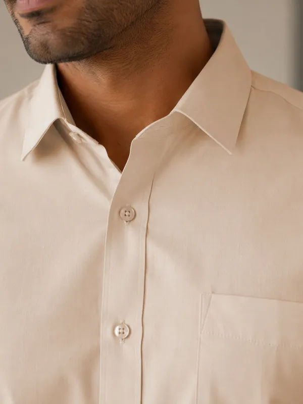 Paper_Cotton_Cream_Shirt_For_Men