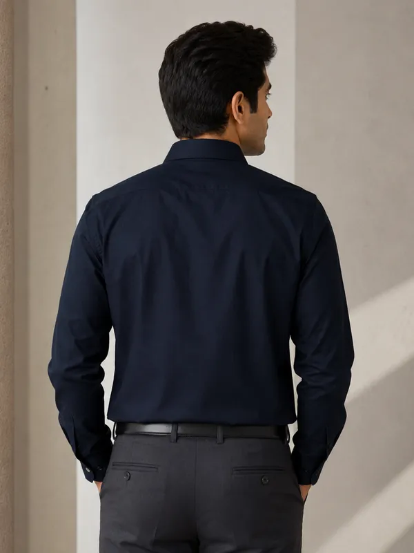 Paper_Cotton_Deep_Navy_Shirt_For_Men
