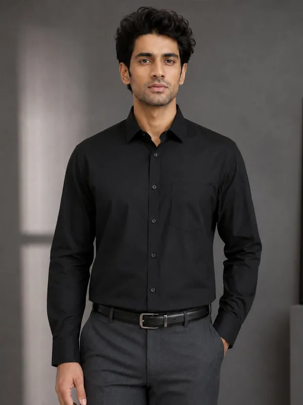 Paper_Cotton_Black_Shirt_For_Men