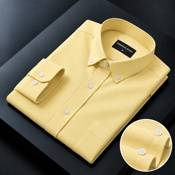Oxford_Cotton_Lemon_Shirt_For_Men