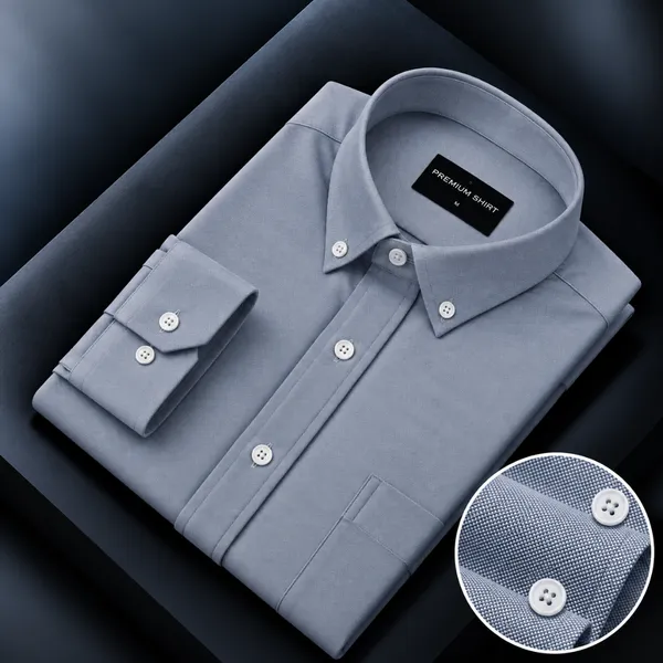 Oxford_Cotton_Dark_Blue_Shirt_For_Men
