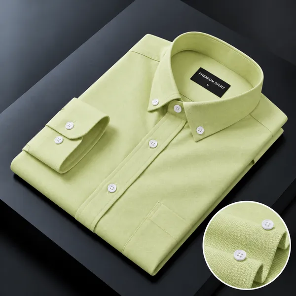 Oxford_Cotton_Lime_Green_Shirt_For_Men