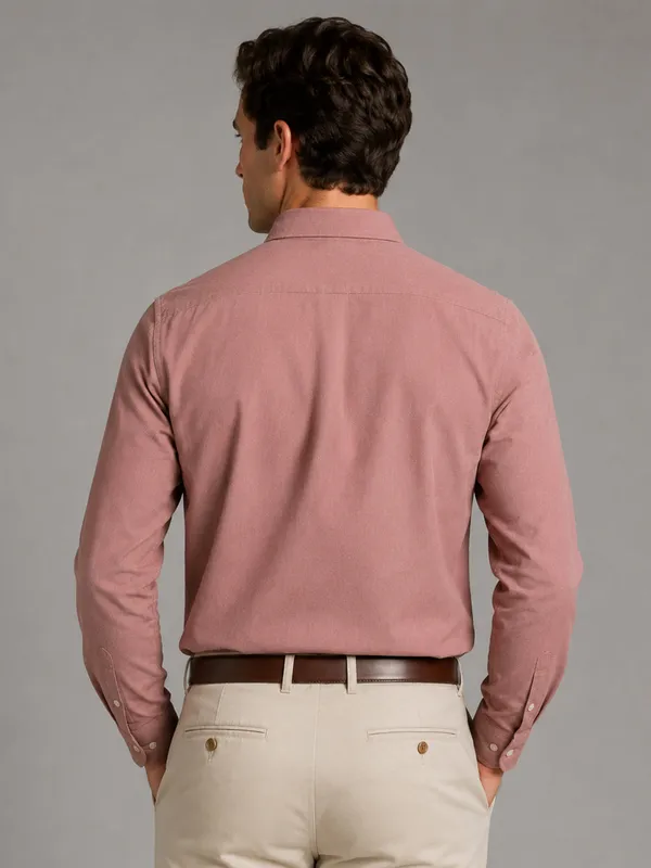 Oxford_Cotton_Maroon_Shirt_For_Men