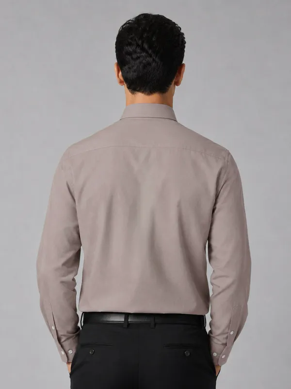 Oxford_Cotton_Brown_Shirt_For_Men