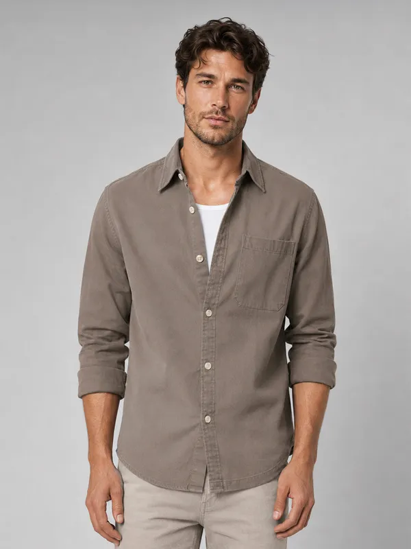 Cargo_Urban_Style_Khaki_Shirt