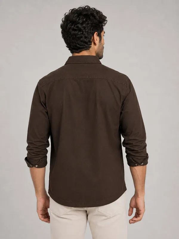 Cargo_Urban_Style_Dark_Brown_Shirt