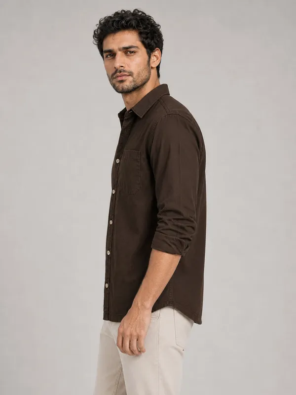 Cargo_Urban_Style_Dark_Brown_Shirt