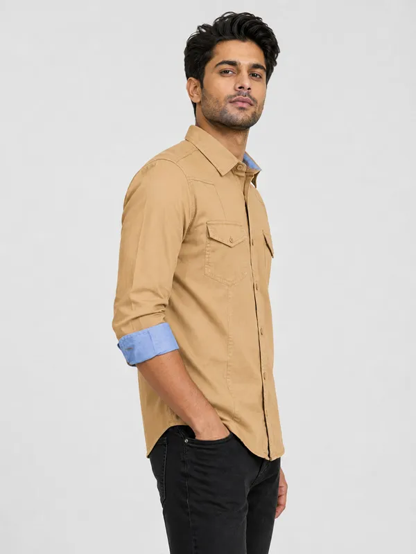 Pack_Of_2_Cargo_Style_Dark_Brown_Cream_Shirt