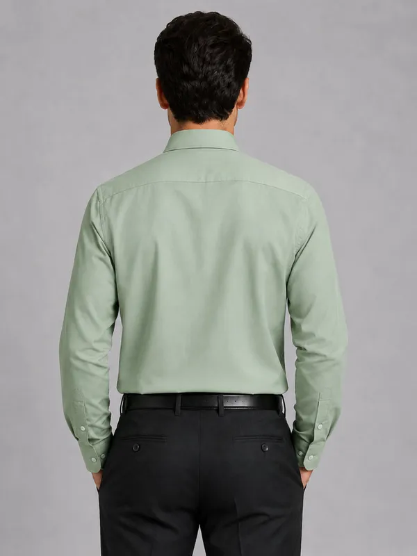 Sea_Green_Formal_Oxford_Cotton_Shirt_For_Men