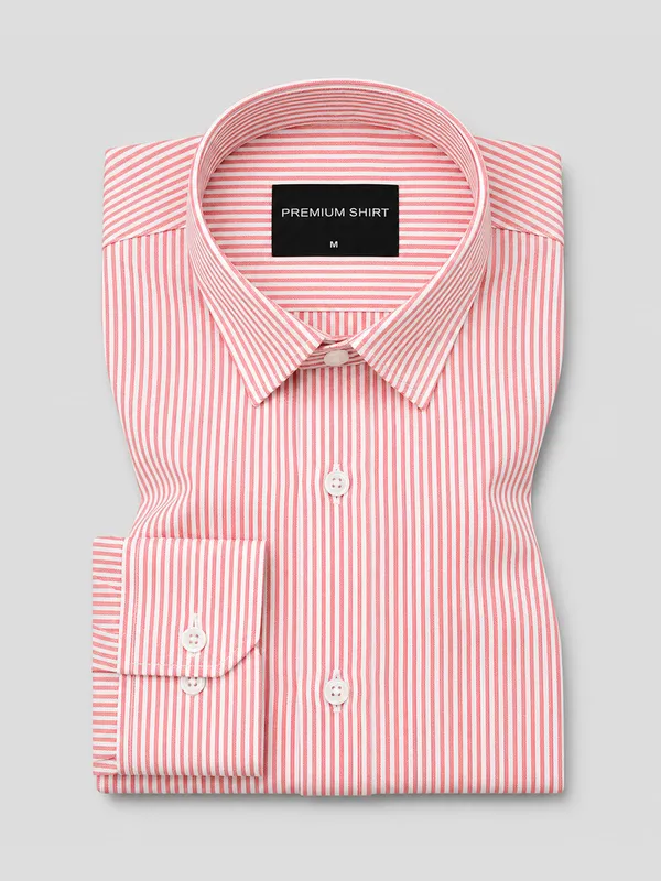 Bold_Red_Mint_Green_Oxford_Pack_Of_2_Stripe_Shirts_For_Men