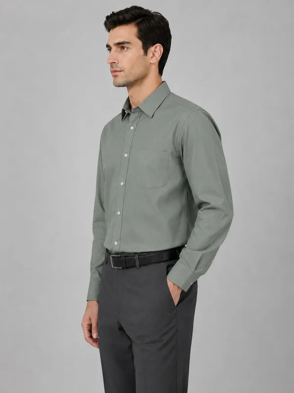 Pack_Of_2_Olive_Maroon_Formal_Oxford_Cotton_Shirt_For_Men