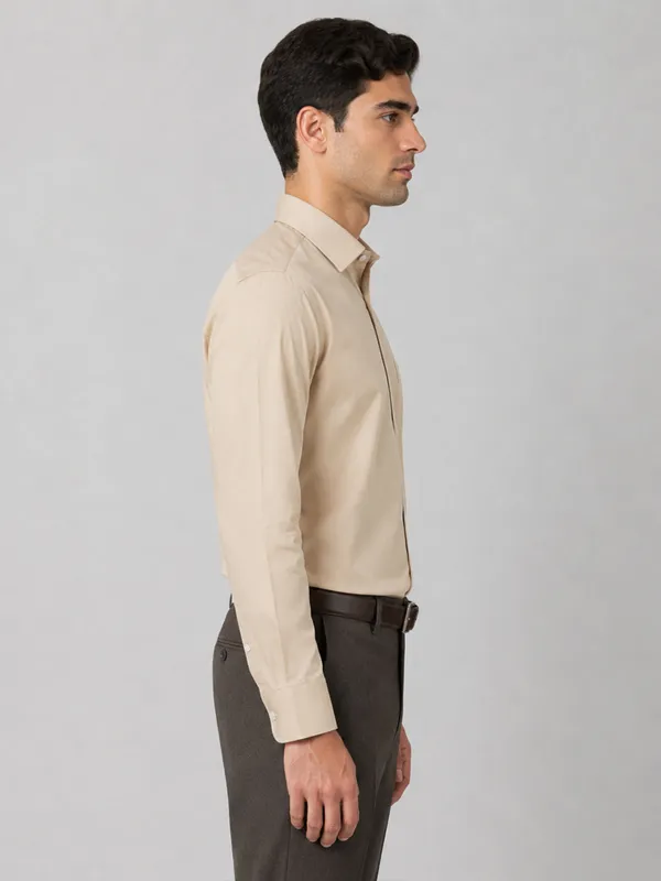 Pack_Of_2_Sea_Green_Cream_Formal_Oxford_Cotton_Shirt_For_Men