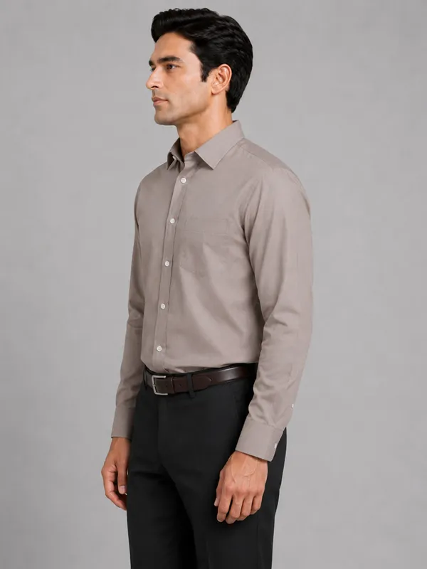 Pack_Of_2_White_Brown_Formal_Oxford_Cotton_Shirt_For_Men