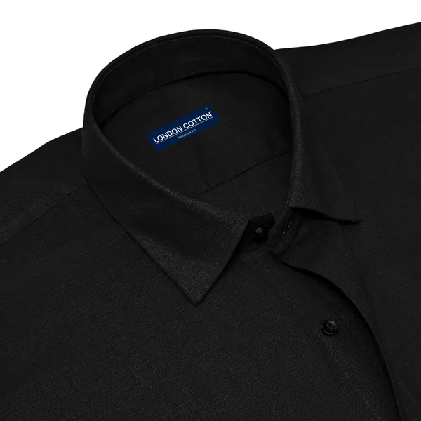 Pack_Of_2_Textured_Linen_Shirts_Black_White