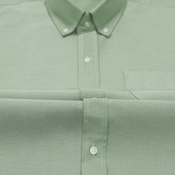 Pack_Of_2_Oxford_Cotton_Shirt_For_Men_Sea_Green_Denim_Blue